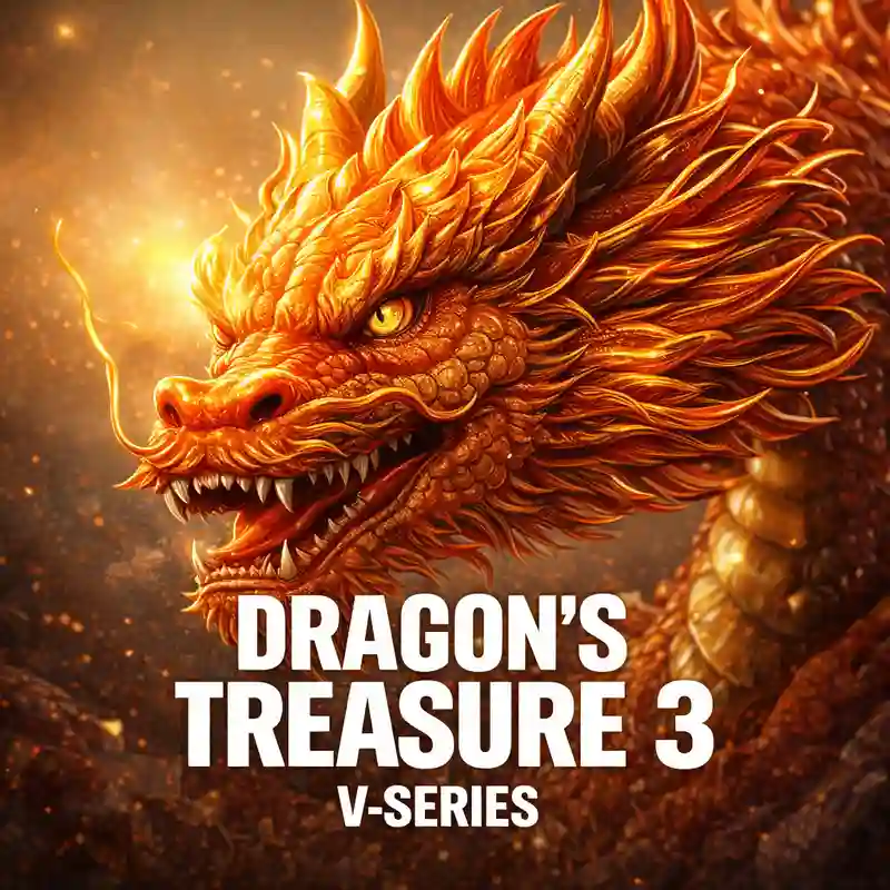 Dragons Treasure 3 Slot Game Banner